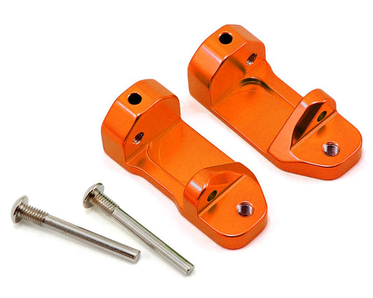 Aluminum Caster Blocks 30-Degree Orange for Drag Slash/Nitro Slash/Rustler/Slash/Stampede (2) (TRA3632T)