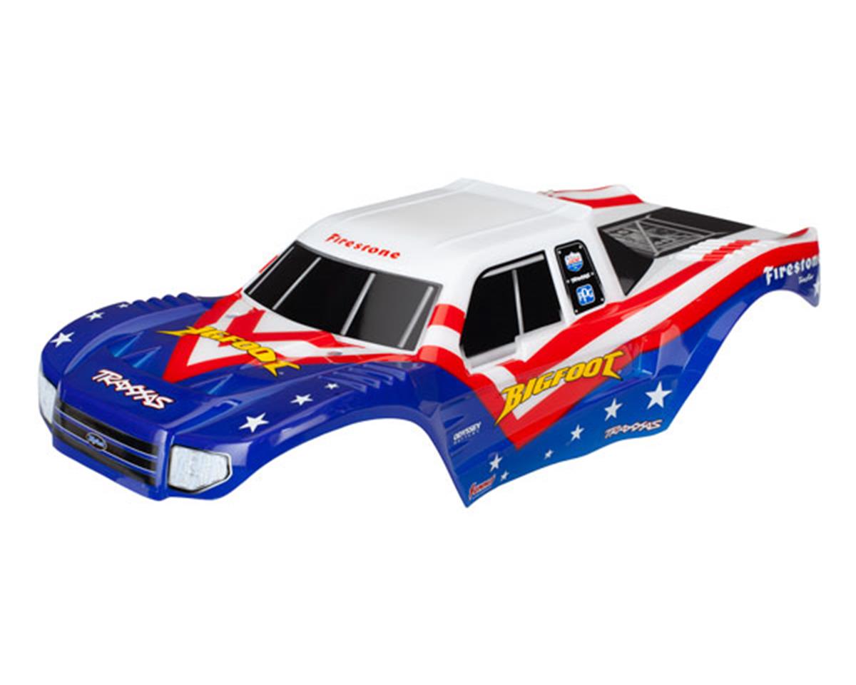 Bigfoot Red/White/Blue Prepainted Body for Stampede/Bigfoot (TRA3676)