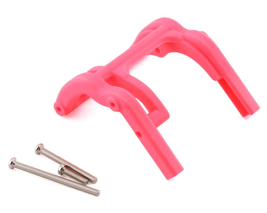 Wheelie Bar Mount Pink with Hardware for Bandit/Rustler/Slash/Stampede (TRA3677P)