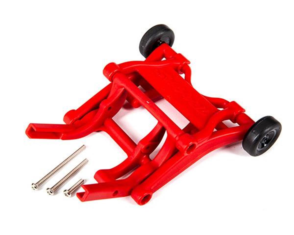 Wheelie Bar Mount Red with Hardware for Bandit/Rustler/Slash/Stampede (TRA3678R)