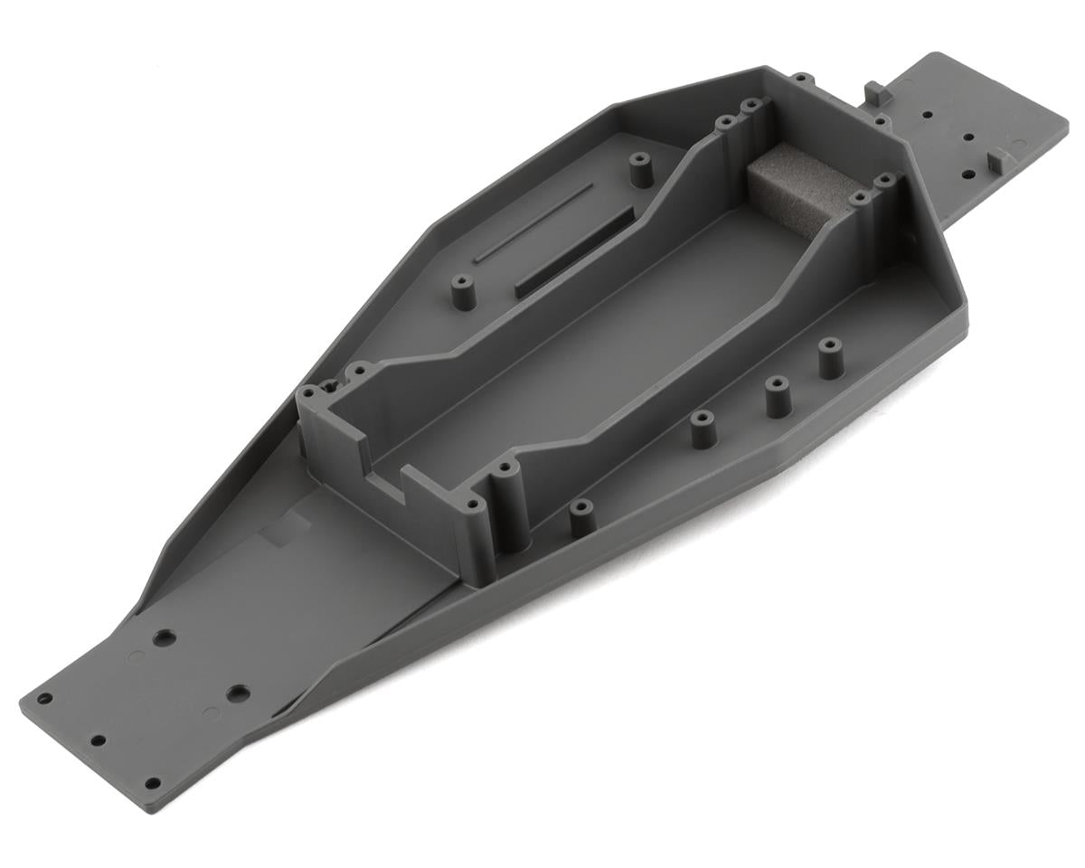 Lower Chassis Lower Chassis Gray with 166mm Battery Compartment for Bandit/Rustler (TRA3728A)