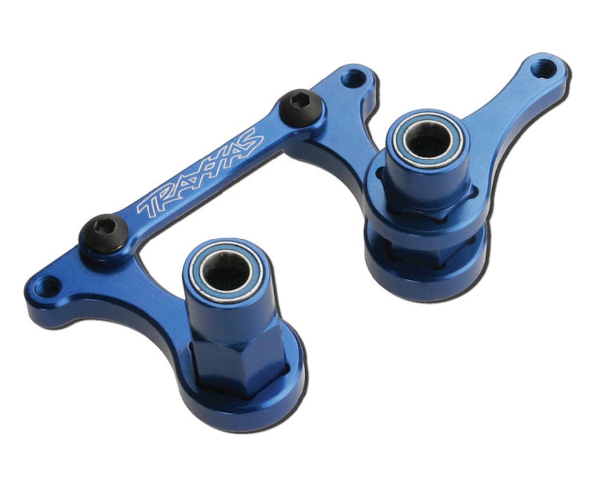 Aluminum Bellcrank Set Blue with Bearings for Bandit/Drag Slash/Nitro Slash/Rustler/Slash (TRA3743A)