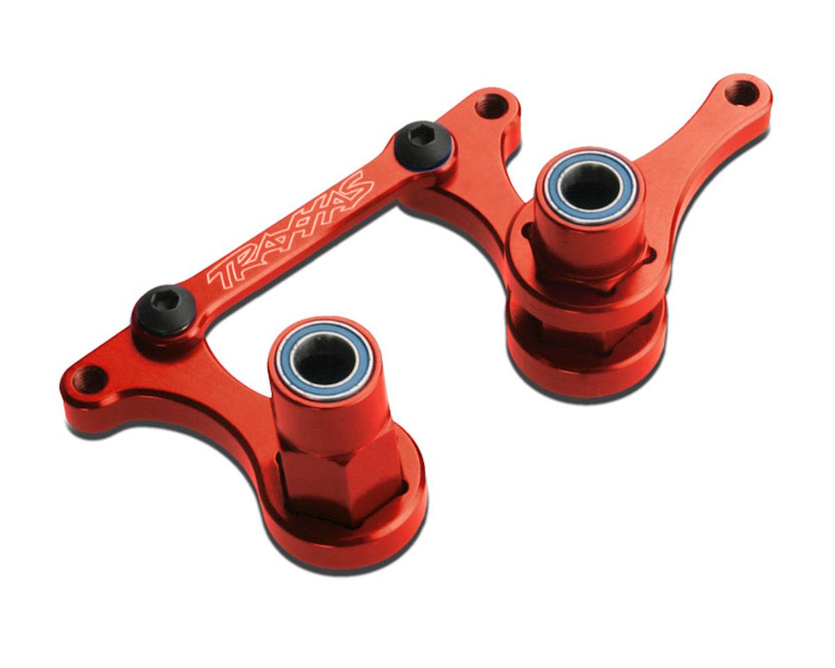 Aluminum Bellcrank Set Red with Bearings for Bandit/Drag Slash/Nitro Slash/Rustler/Slash (TRA3743X)