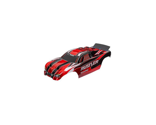 Red Prepainted Body for Rustler (TRA3750R)