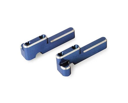 Aluminum Steering or Shifting Servo Mounts Blue for T-Maxx (TRA4918X)