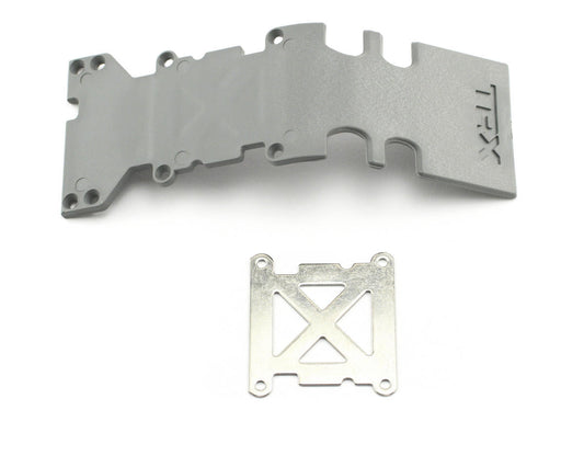 Rear Skid Plate Gray for E-Maxx/T-Maxx (TRA4938A)
