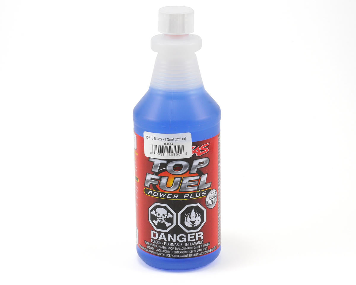 Top Fuel 33% Nitro Fuel with 18% Castor-Synthetic Lubricant (Quart) (TRA5030)