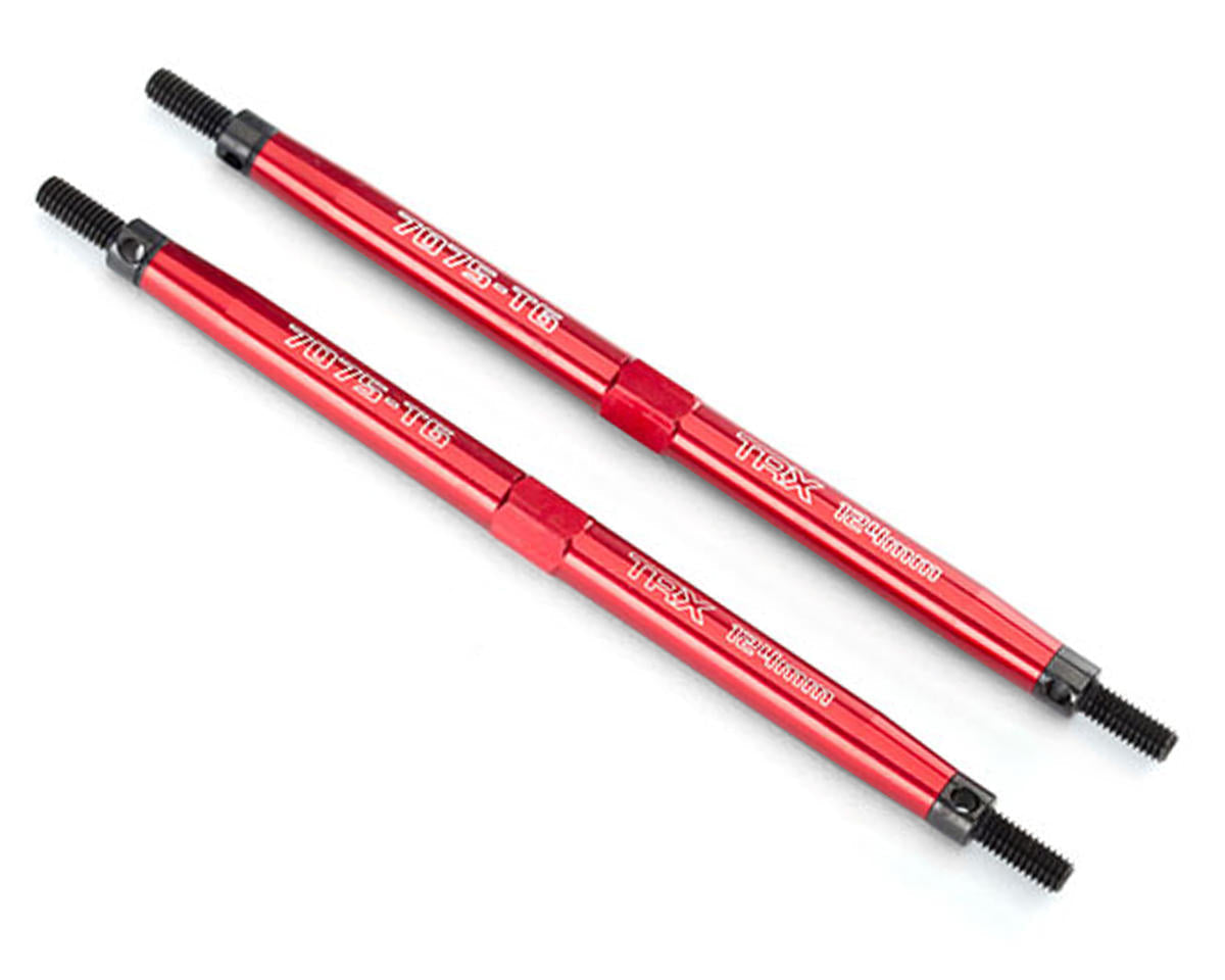 Aluminum Rear Toe Links 5x124mm Red for T-Maxx (TRA5143R)