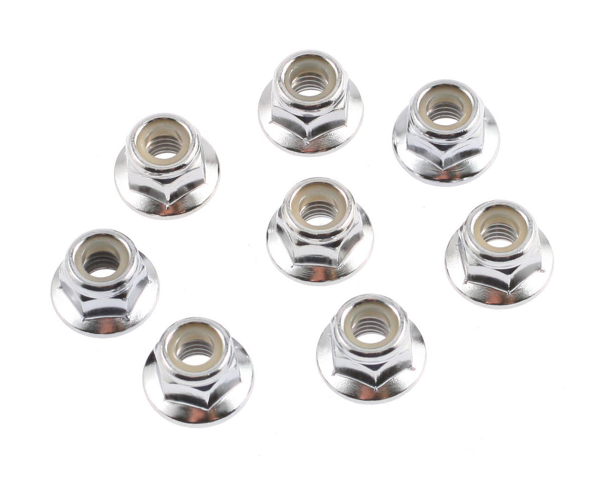 Steel Flanged Lock Nuts 5mm for E-Maxx/Maxx/UDR (8) (TRA5147X)