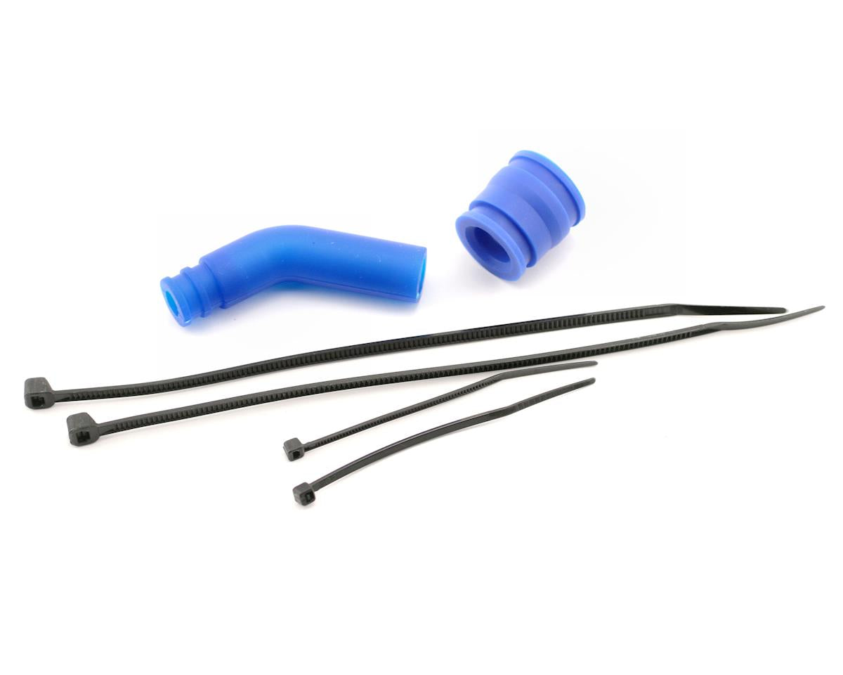 Silicone Pipe Coupler and Deflector Blue with Cable Ties for Revo (TRA5245)