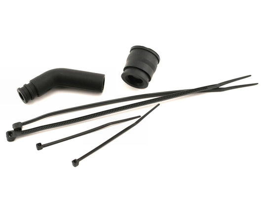 Silicone Pipe Coupler and Deflector Black for Revo (TRA5245X)