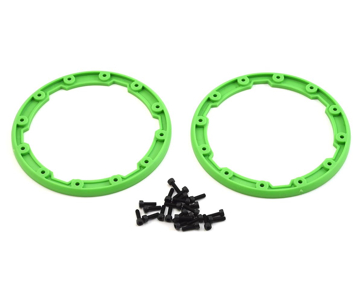 Beadlock Style Sidewall Protector Green for E-Maxx/Revo/Summit/T-Maxx (2) (TRA5664)