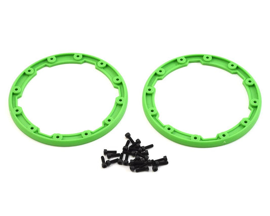 Beadlock Style Sidewall Protector Green for E-Maxx/Revo/Summit/T-Maxx (2) (TRA5664)