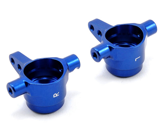 Aluminum Steering Blocks Blue for Telluride 4x4/XO-1 (2) (TRA6439)