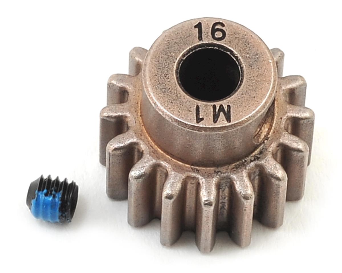 Pinion Gear 5mm Bore Mod1.0 16T for E-Revo 2.0/Maxx/Sledge/X-Maxx/XO-1/XRT (TRA6489X)