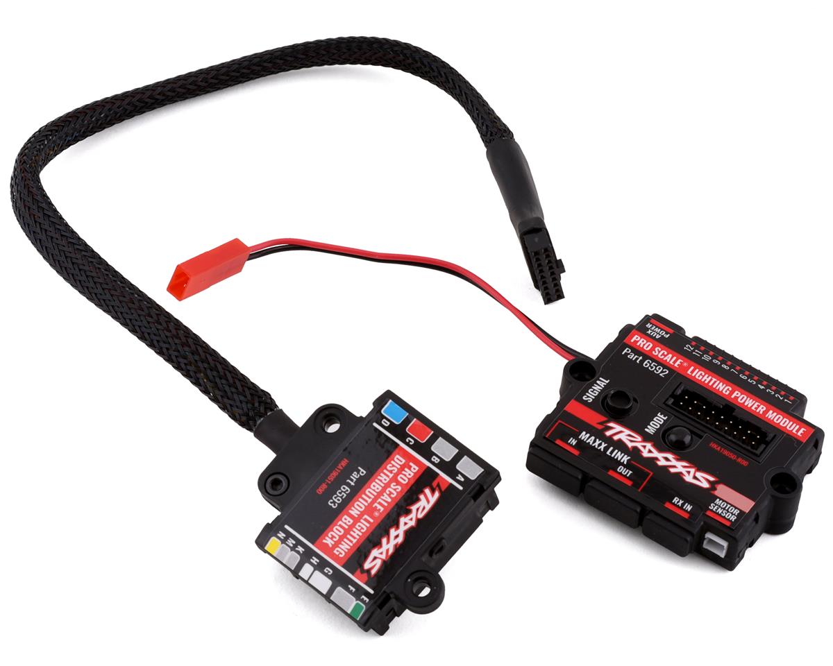 Pro Scale Advanced Lighting Control System with Power Module and Distribution Block for TRX-4/TRX-6 (TRA6591)