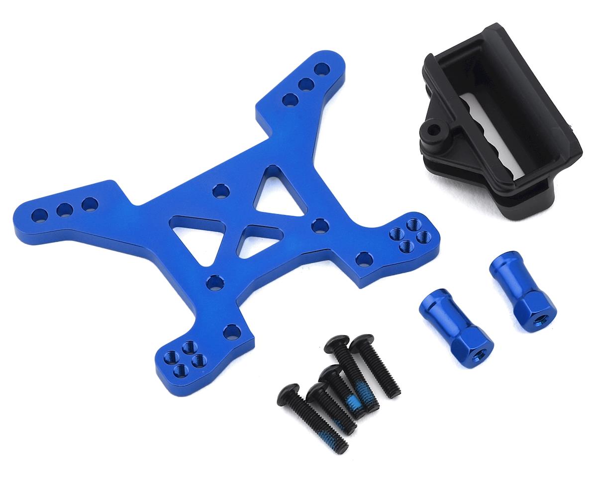 Aluminum Front Shock Tower Blue for Hoss/Rustler 4x4 (TRA6739X)