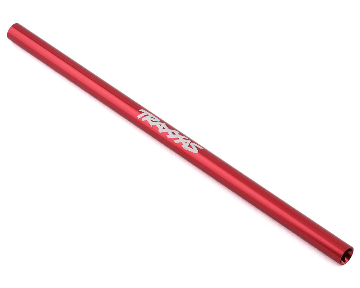 Aluminum Center Driveshaft Red for Hoss/Rustler 4x4 (TRA6765R)