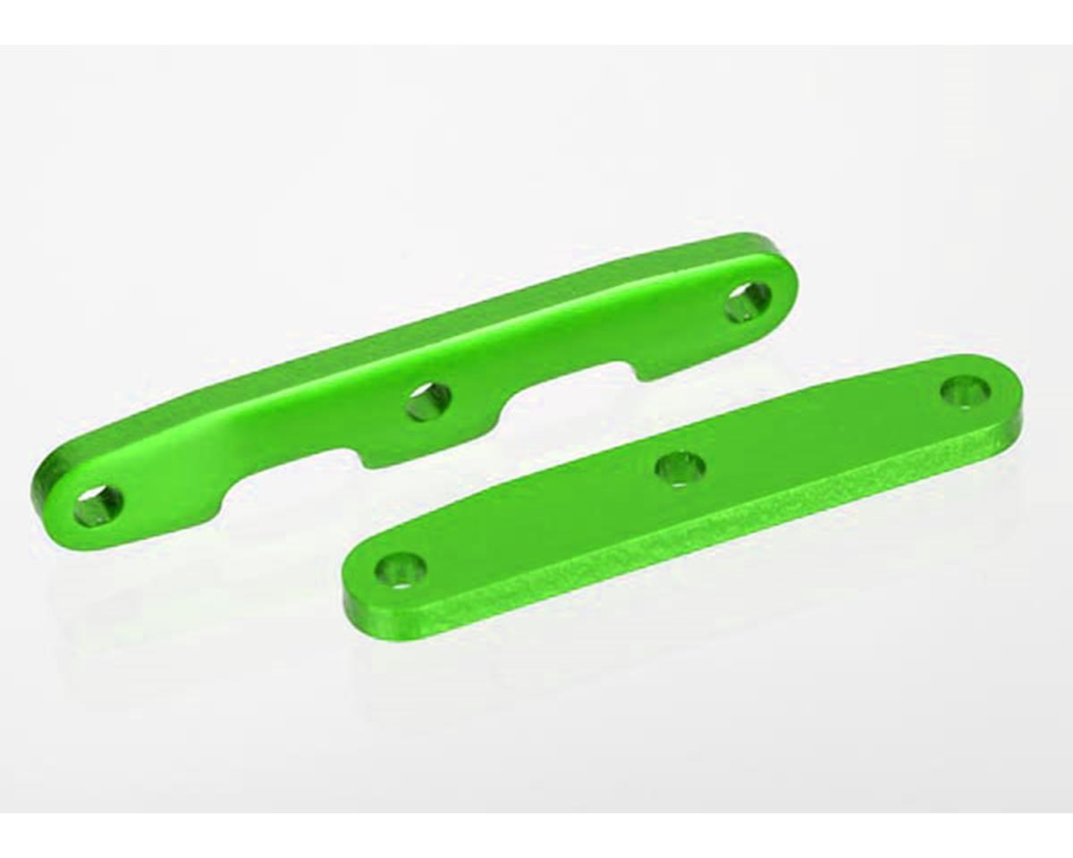Aluminum Front and Rear Bulkhead Tie Bar Green for Hoss/Rally/Rustler 4x4/Slash 4x4/Stampede 4x4 (2) (TRA6823G)