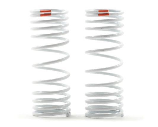 Progressive Rate White Shock Springs Orange/-20% Rate for Hoss/Rally/Rustler 4x4/Slash 4x4/Stampede 4x4 (2) (TRA6861)