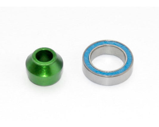 Aluminum Bearing Adapter Green with Bearing for Rally/Rustler 4x4/Slash 4x4/Stampede 4x4 (TRA6893G)