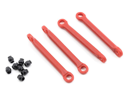 Push Rods Red for 1/16 Mustang/Rally/Slash (4) (TRA7018)