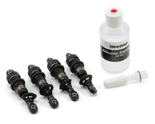 Aluminum GTR Shocks for 1/16 E-Revo/Mustang/Rally/Slash/Summit (4) (TRA7061X)