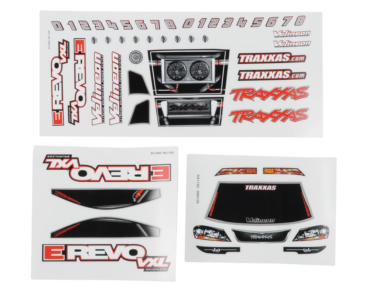 VXL Decal Sheet for 1/16 E-Revo (TRA7113)