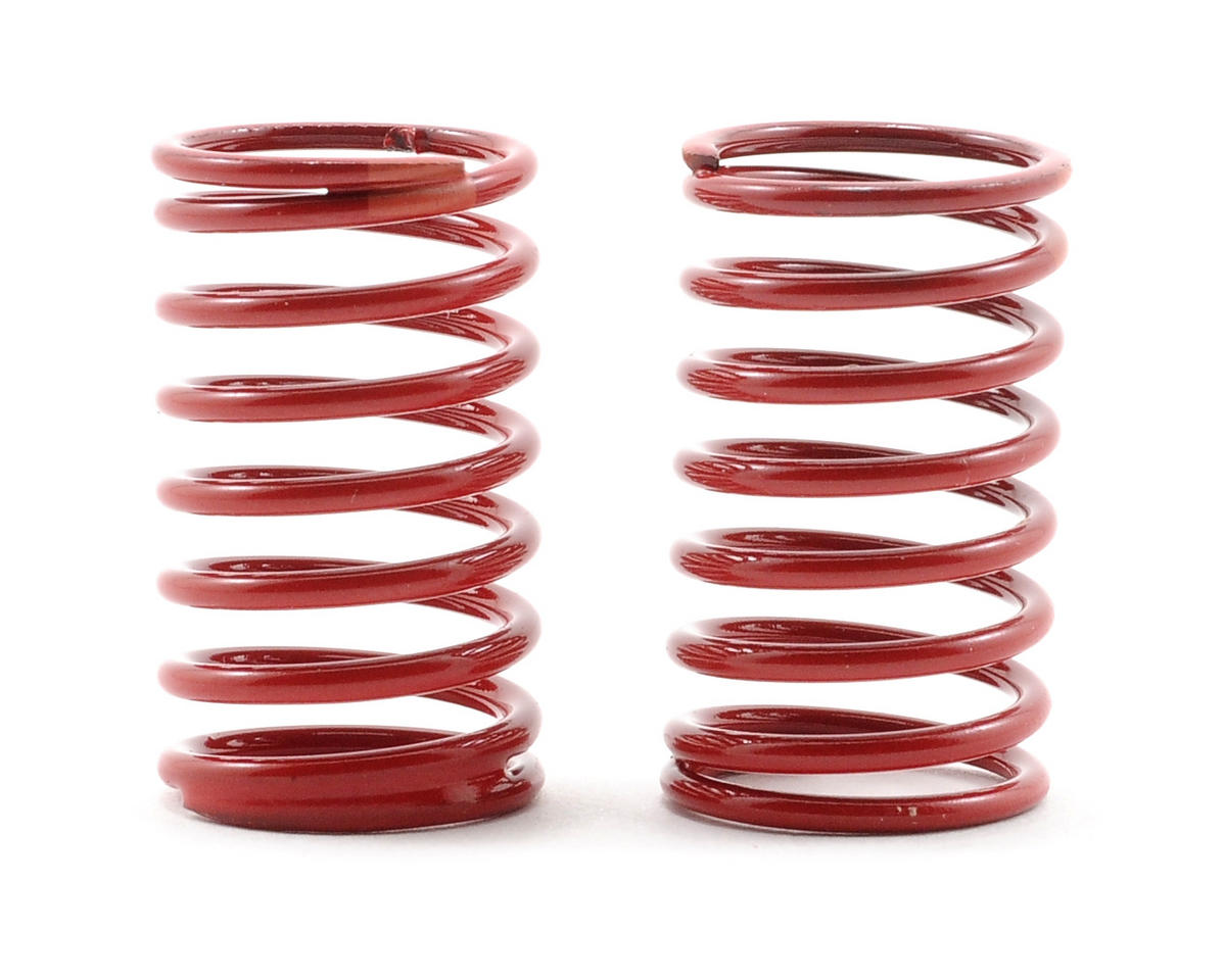 Red GTR Shock Springs Orange/1.76 Rate for 1/16 E-Revo/Summit (2) (TRA7145)