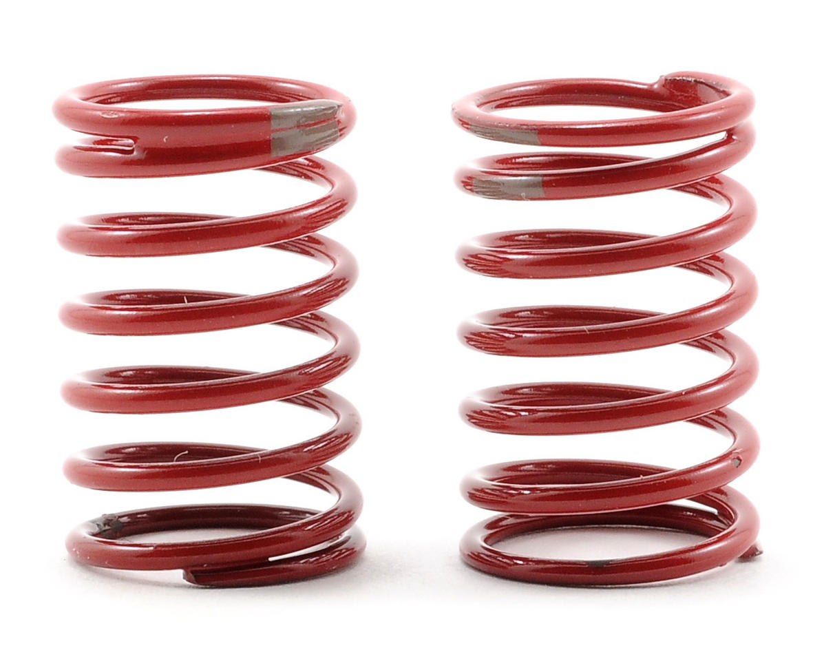 Red GTR Shock Springs Tan/2.06 Rate for 1/16 E-Revo/Summit (2) (TRA7147)