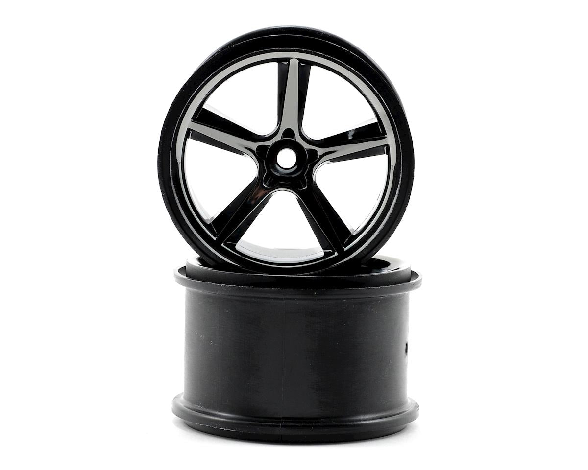 Black Chrome Gemini Wheels for 1/16 E-Revo (2) (TRA7172A)