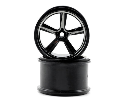Black Chrome Gemini Wheels for 1/16 E-Revo (2) (TRA7172A)