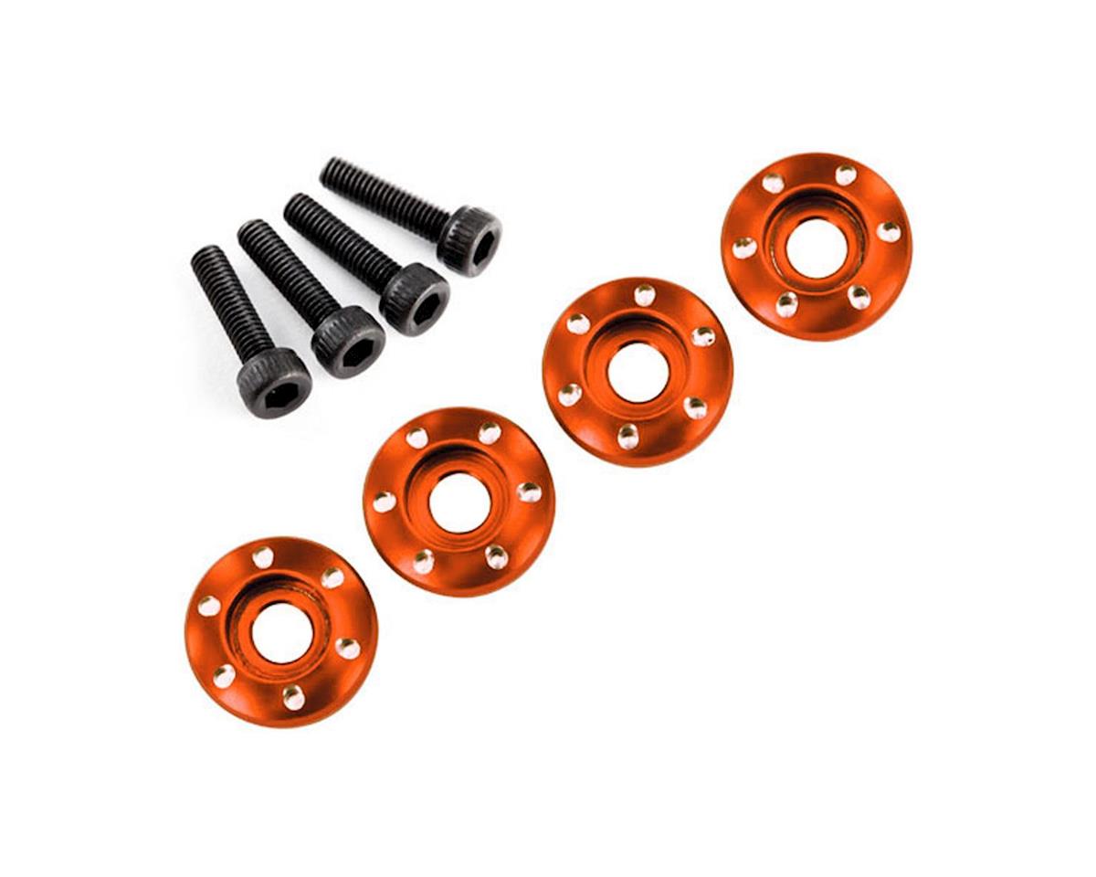 Aluminum Wheel Nut Washer Orange for Latrax SST/Teton (4) (TRA7668X)