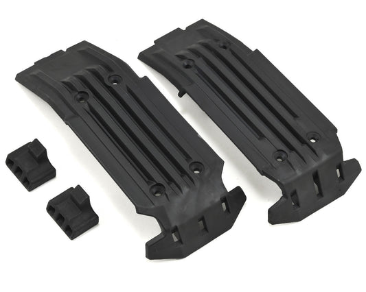 Front and Rear Skid Plates with Rubber Impact Cushion for X-Maxx (TRA7744)