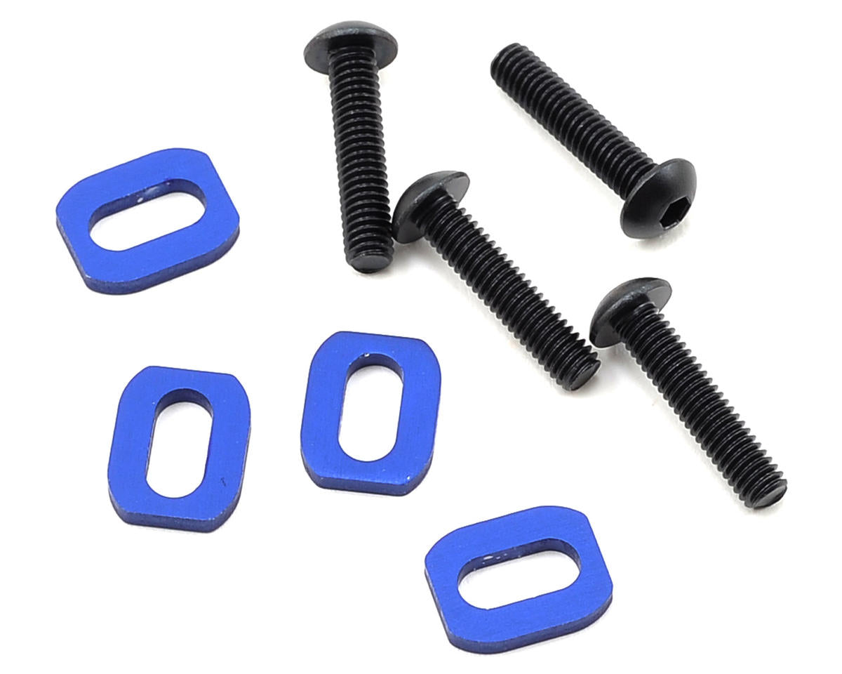 Aluminum Motor Mount Washers Blue for X-Maxx/XRT (4) (TRA7759)