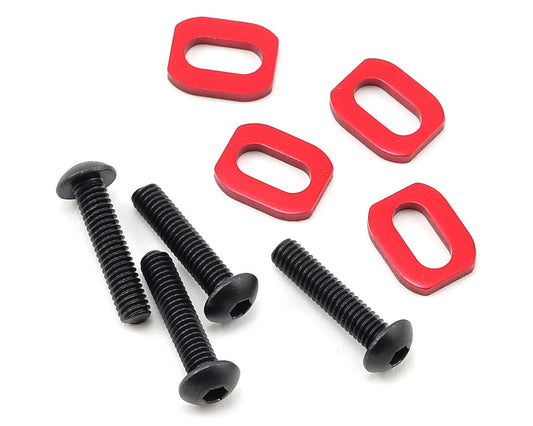 Aluminum Motor Mount Washers Red for X-Maxx/XRT (4) (TRA7759R)