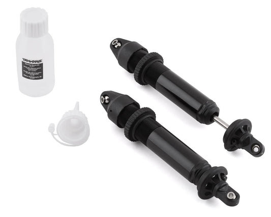 Aluminum GTX Shocks Black for X-Maxx/XRT (2) (TRA7761A)