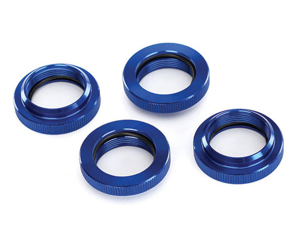 Aluminum GTX Spring Retainers Blue for X-Maxx/XRT (4) (TRA7767)