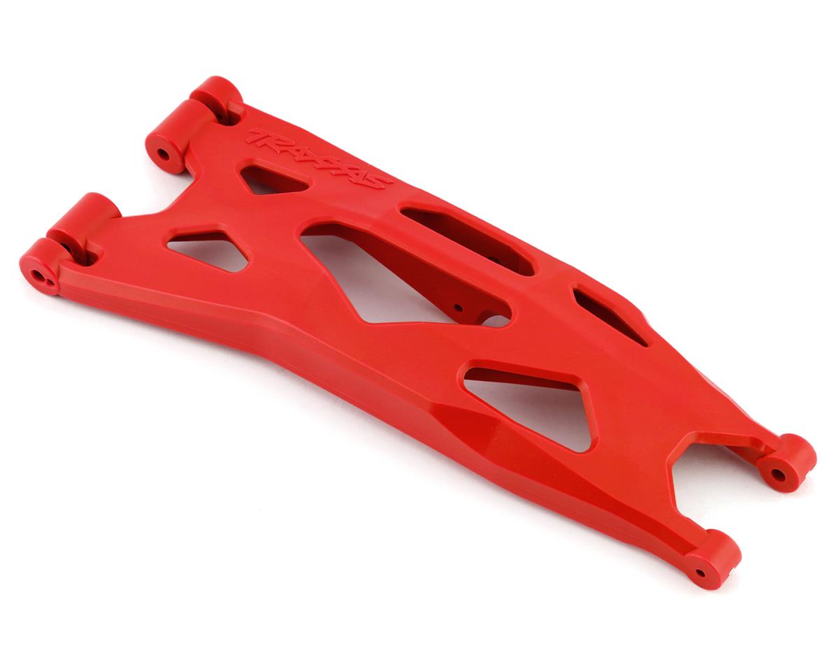 Widemaxx Lower Left Suspension Arm Red for X-Maxx/XRT (TRA7894R)