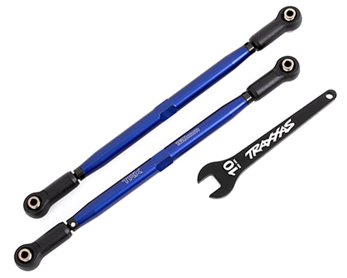 Aluminum Widemaxx Toe Links 202.5mm Blue for X-Maxx/XRT (2) (TRA7897X)