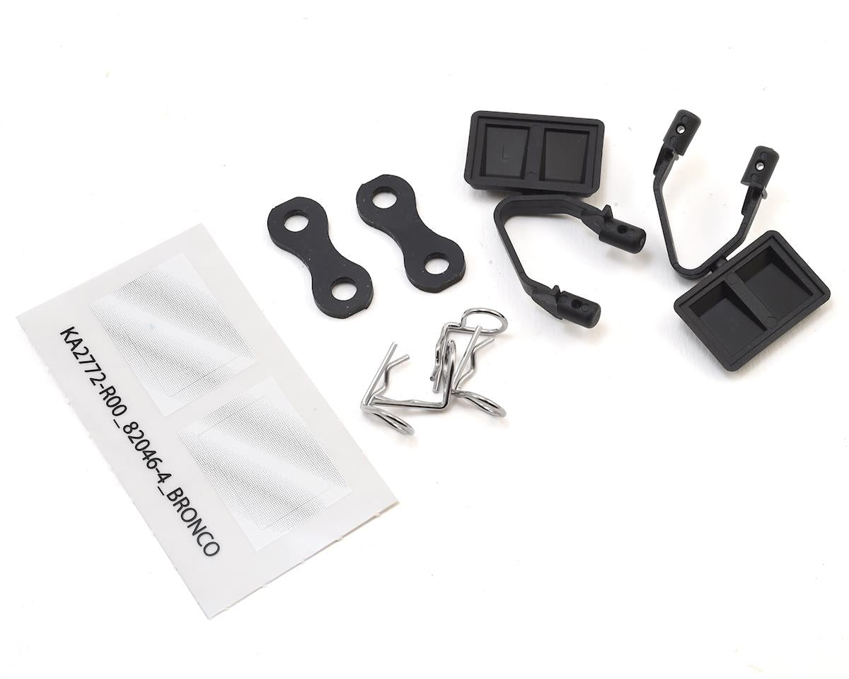 Ford 1979 Bronco Side Mirror Set Black for TRX-4 (TRA8073)