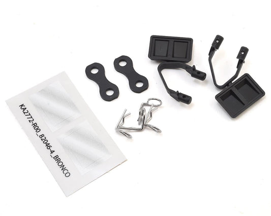 Ford 1979 Bronco Side Mirror Set Black for TRX-4 (TRA8073)