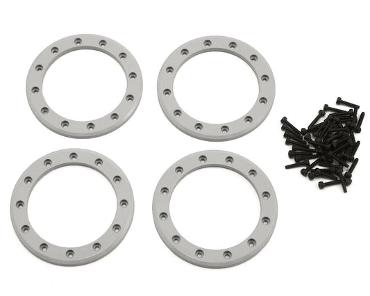 Aluminum 2.2" Beadlock Rings Satin for TRX-4 (4) (TRA8168)
