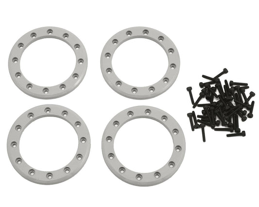 Aluminum 1.9" Beadlock Rings Satin for TRX-4 (4) (TRA8169)