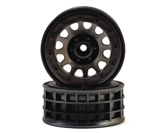 Method 105 2.2" Black Chrome Beadlock Wheels for TRX-4 (2) (TRA8171)