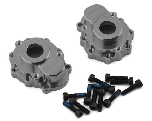 Aluminum Outer Portal Drive Housing Charcoal Gray for TRX-4 (2) (TRA8251A)