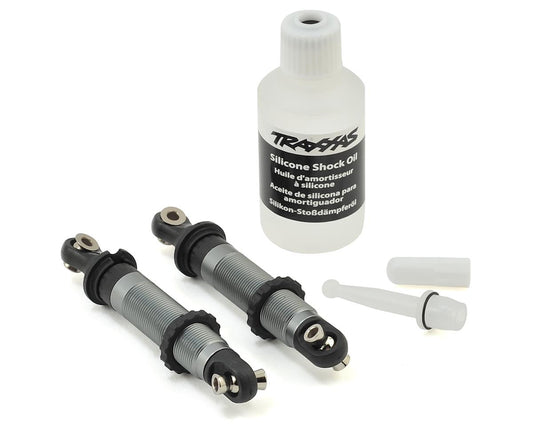 Aluminum GTS Shocks Silver for TRX-4 (2) (TRA8260)