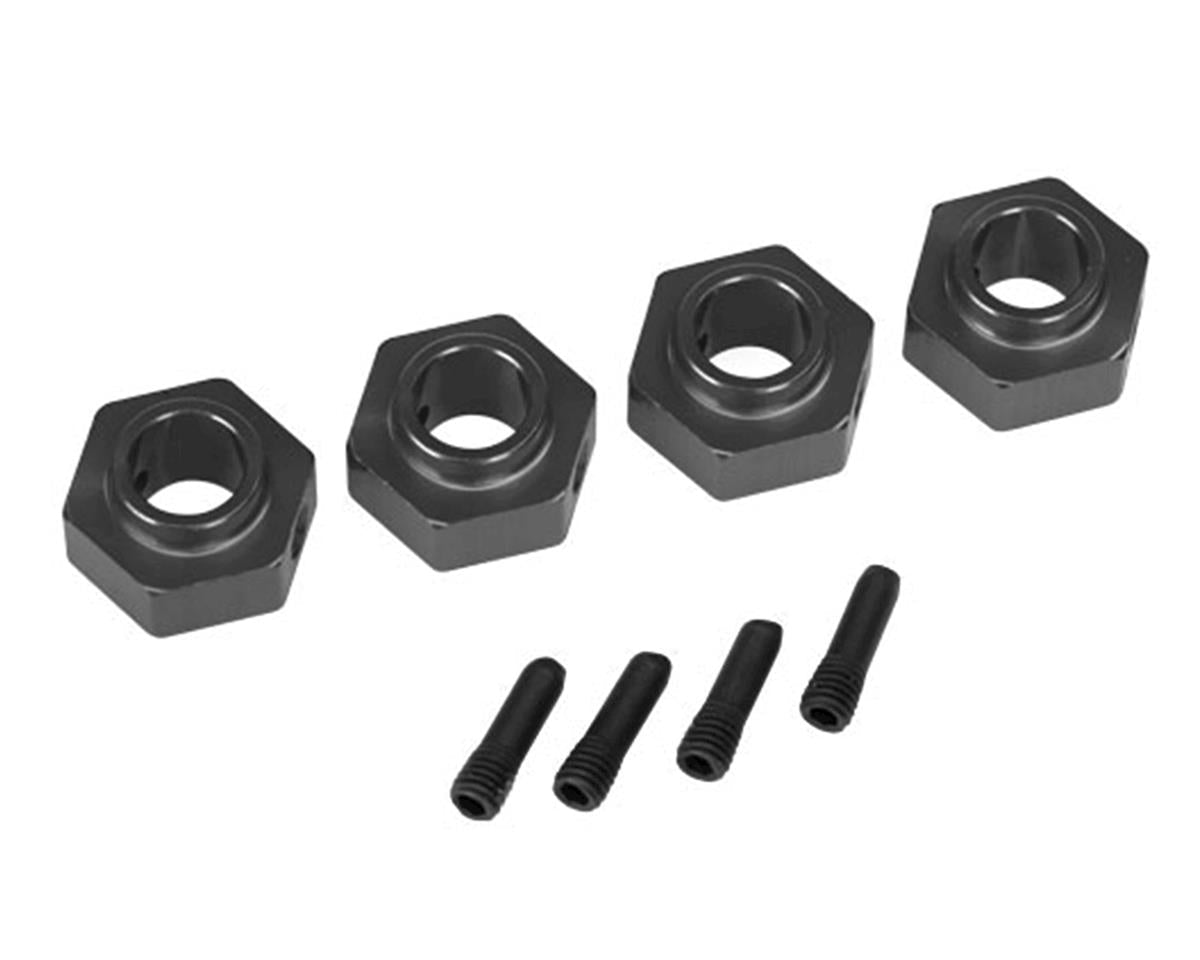 Aluminum Wheel Hexes Gray for TRX-4 (4) (TRA8269A)