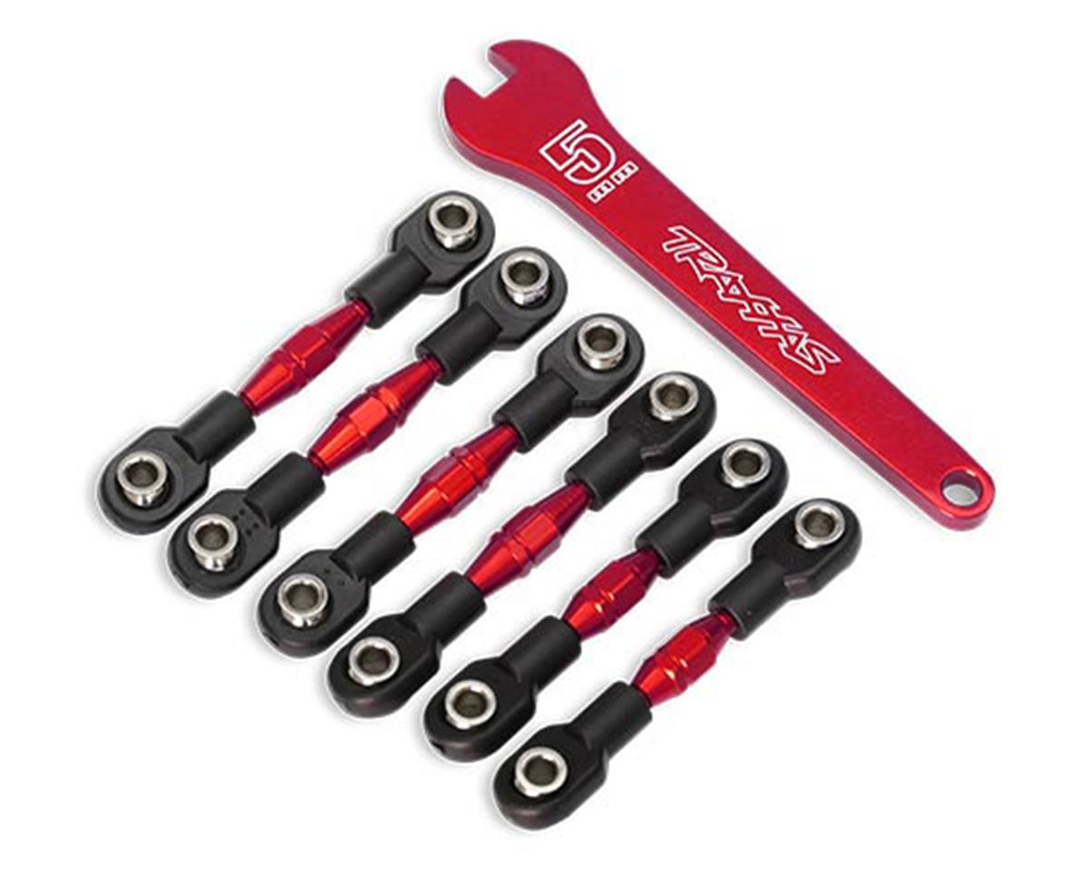 Aluminum Turnbuckles Red for 4-Tec 2.0/3.0 (TRA8341R)