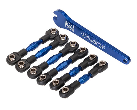 Aluminum Turnbuckles Blue for 4-Tec 2.0/3.0 (TRA8341X)